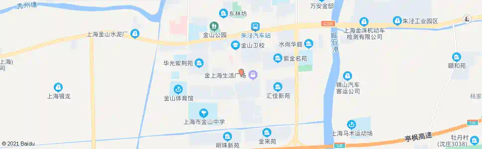 上海东风南路金龙新街_公交站地图_上海公交_妙搜公交查询2025