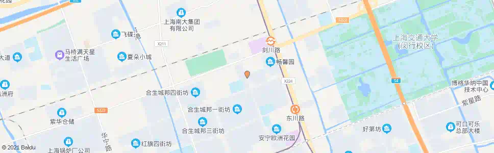 上海安宁路东川路(招呼站)_公交站地图_上海公交_妙搜公交查询2025