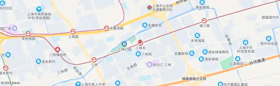 上海东明路三林路(招呼站)_公交站地图_上海公交_妙搜公交查询2025