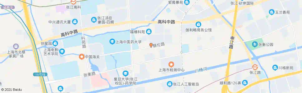 上海哈雷路蔡伦路_公交站地图_上海公交_妙搜公交查询2025