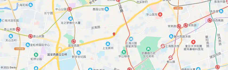 上海番禺路延安西路_公交站地图_上海公交_妙搜公交查询2025