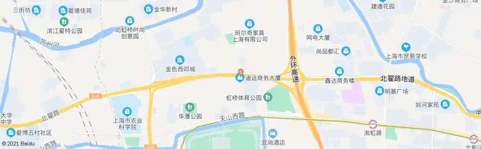 上海六号桥(北翟路吴北路)_公交站地图_上海公交_妙搜公交查询2025