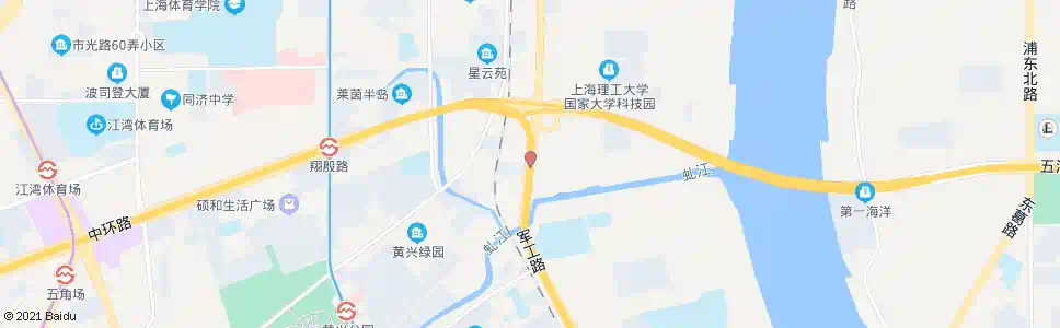 上海军工路佳木斯路_公交站地图_上海公交_妙搜公交查询2025