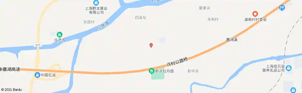 上海江南田园(荷花公社招呼站)_公交站地图_上海公交_妙搜公交查询2025
