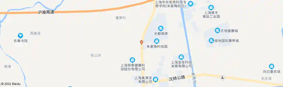 上海朱枫公路康业路_公交站地图_上海公交_妙搜公交查询2025