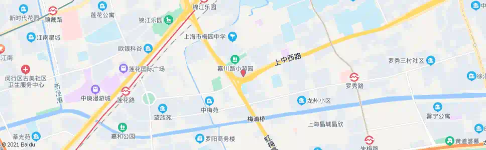 上海凌云路上中西路(梅陇六村)_公交站地图_上海公交_妙搜公交查询2025