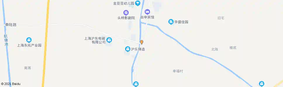 上海新奉公路奉陆路_公交站地图_上海公交_妙搜公交查询2025
