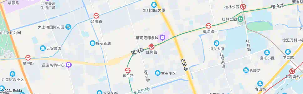上海虹梅路站_公交站地图_上海公交_妙搜公交查询2025