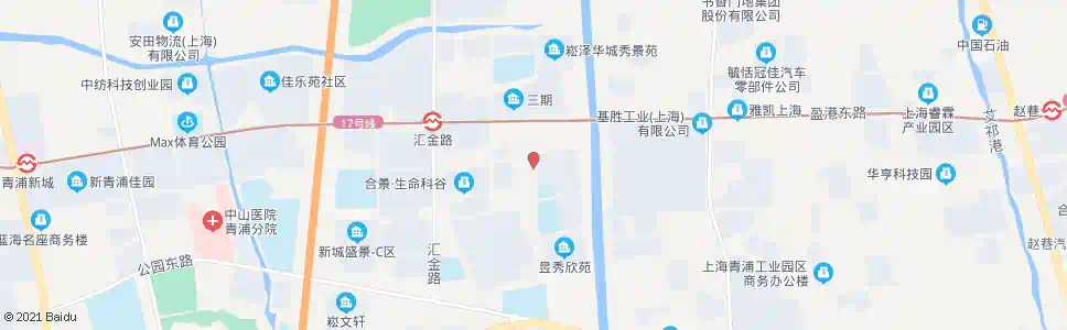 上海崧泉路公园东路(青浦新城一站)_公交站地图_上海公交_妙搜公交查询2025