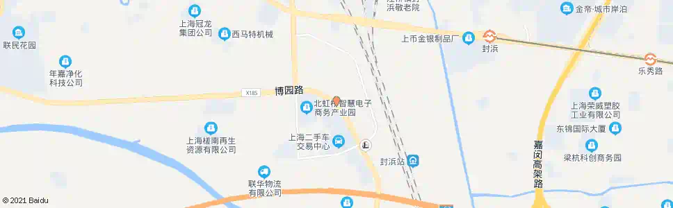 上海博园路翔江公路_公交站地图_上海公交_妙搜公交查询2025