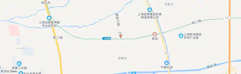 上海康新公路航三路_公交站地图_上海公交_妙搜公交查询2025