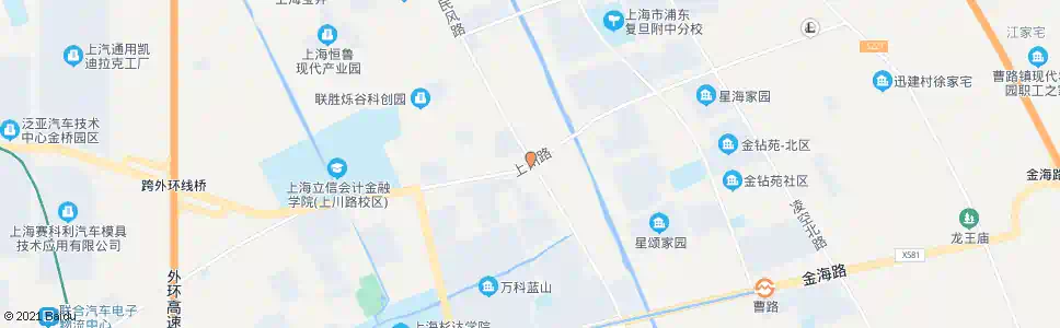 上海上川路川沙路(曹路)_公交站地图_上海公交_妙搜公交查询2025
