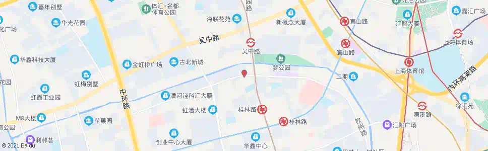 上海桂林路钦州北路_公交站地图_上海公交_妙搜公交查询2025