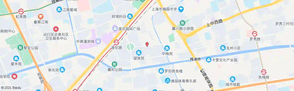 上海上中西路镇西路_公交站地图_上海公交_妙搜公交查询2025