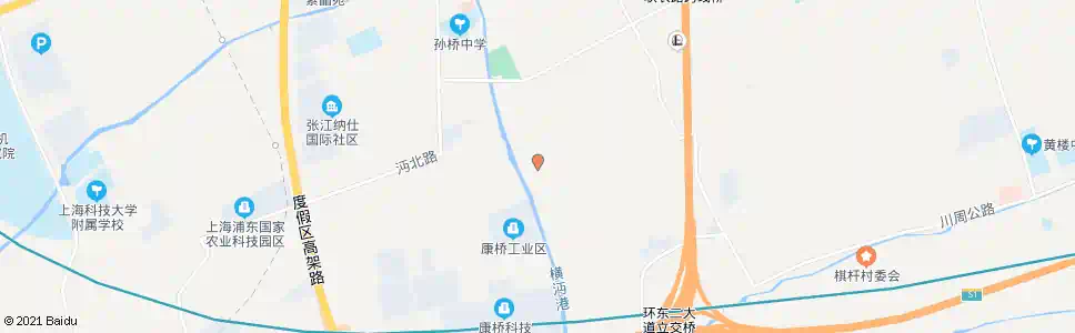 上海横沔港路长美路_公交站地图_上海公交_妙搜公交查询2025