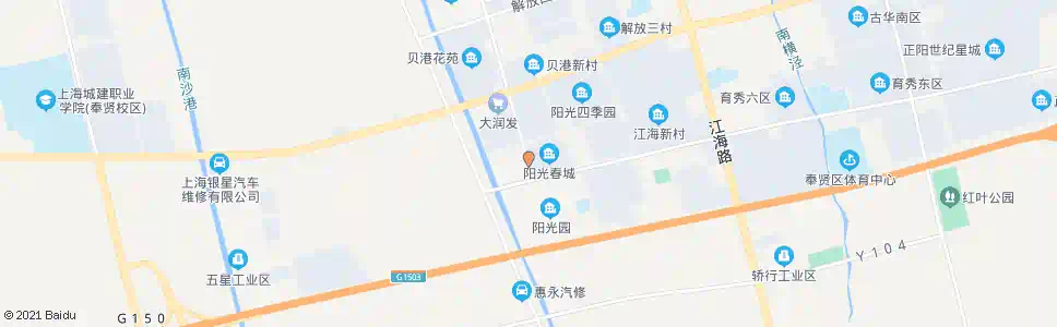 上海阳光学校_公交站地图_上海公交_妙搜公交查询2025