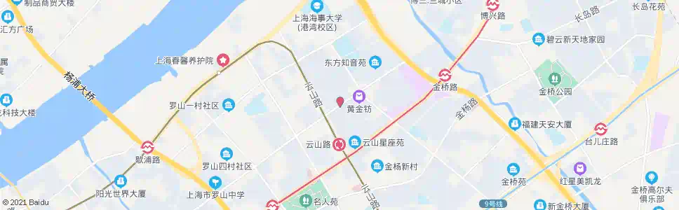 上海博山东路枣庄路_公交站地图_上海公交_妙搜公交查询2025