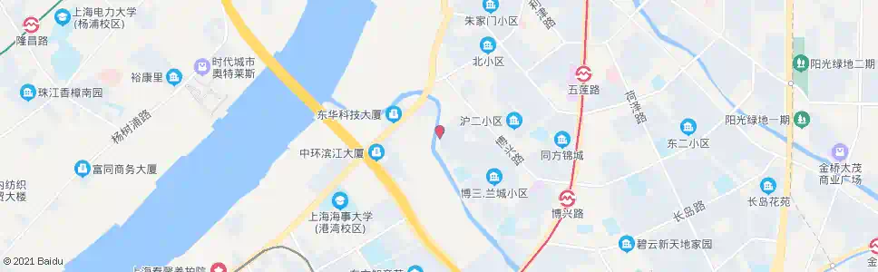上海长岛路船舶新村_公交站地图_上海公交_妙搜公交查询2025