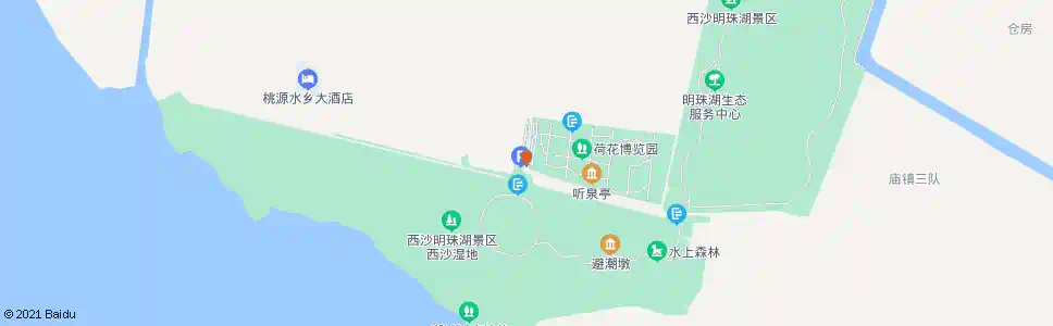 上海西沙湿地_公交站地图_上海公交_妙搜公交查询2025