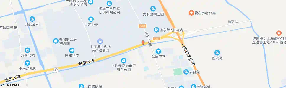 上海龙东大道东川路_公交站地图_上海公交_妙搜公交查询2025