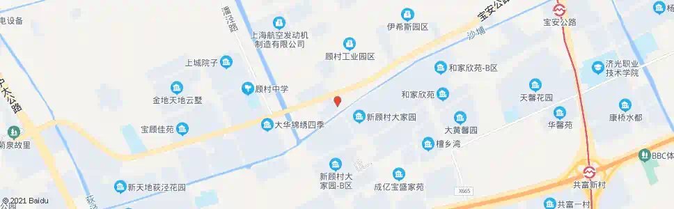 上海宝安公路富联路_公交站地图_上海公交_妙搜公交查询2025
