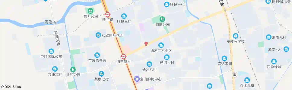 上海通河路长江西路_公交站地图_上海公交_妙搜公交查询2025