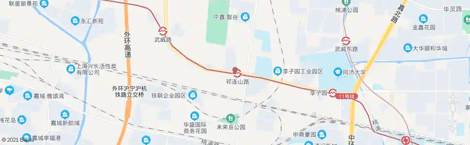 上海真南路祁连山路_公交站地图_上海公交_妙搜公交查询2025
