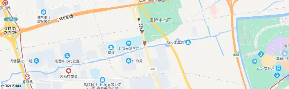 上海申江路川周公路_公交站地图_上海公交_妙搜公交查询2025