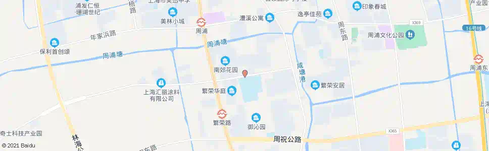 上海周康路横桥路_公交站地图_上海公交_妙搜公交查询2025