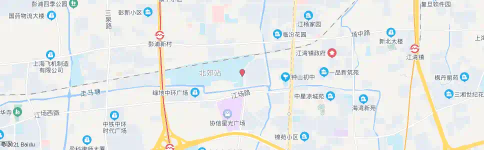 上海平型关路江场路_公交站地图_上海公交_妙搜公交查询2025
