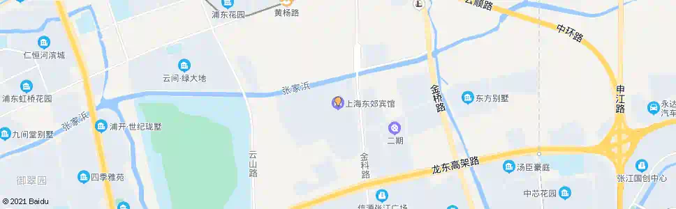 上海东郊宾馆_公交站地图_上海公交_妙搜公交查询2025