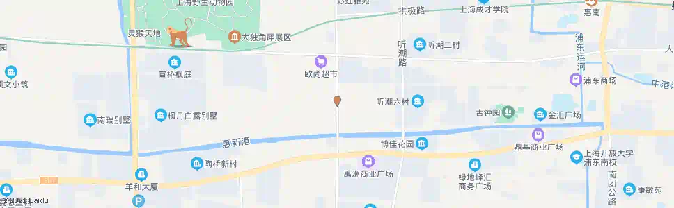 上海大川公路西门路_公交站地图_上海公交_妙搜公交查询2025