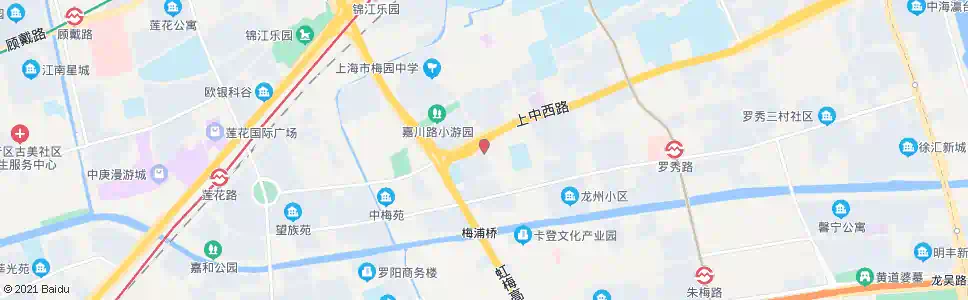 上海凌云路上中西路_公交站地图_上海公交_妙搜公交查询2025