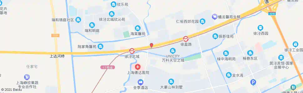 上海崧泽大道徐乐路_公交站地图_上海公交_妙搜公交查询2025
