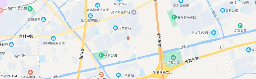 上海张衡路张东路_公交站地图_上海公交_妙搜公交查询2025