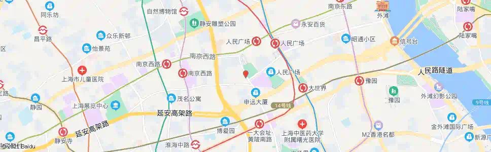 上海威海路黄陂北路_公交站地图_上海公交_妙搜公交查询2025