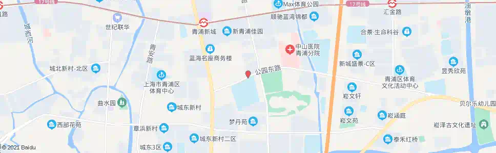 上海公园东路华青路_公交站地图_上海公交_妙搜公交查询2025