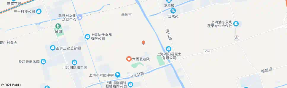上海高桥村_公交站地图_上海公交_妙搜公交查询2025