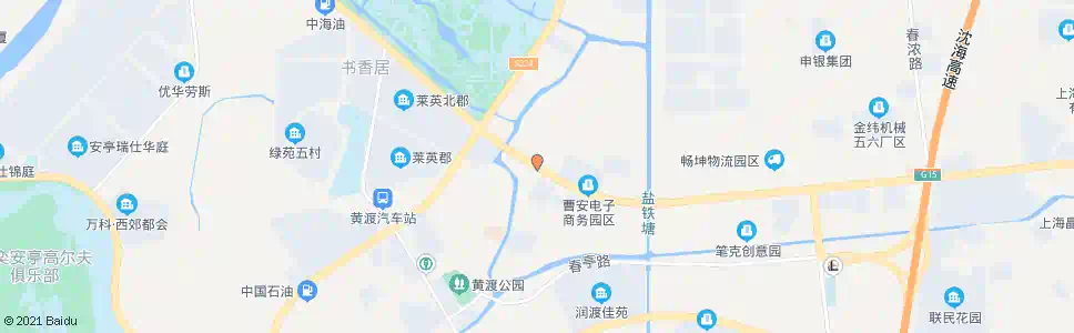 上海曹安公路新黄路_公交站地图_上海公交_妙搜公交查询2025