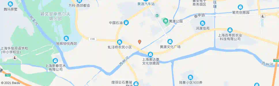 上海新黄路黄渡大道_公交站地图_上海公交_妙搜公交查询2025