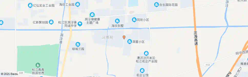 上海洞泾中心村_公交站地图_上海公交_妙搜公交查询2025
