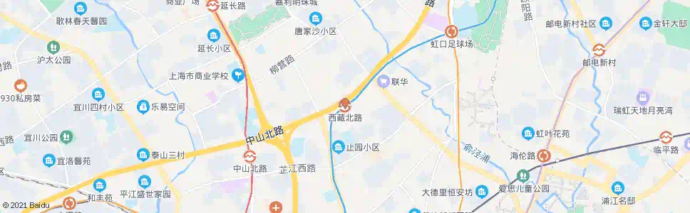 上海西藏北路站_公交站地图_上海公交_妙搜公交查询2025