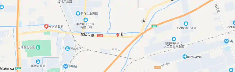 上海汇北公路(招呼站)_公交站地图_上海公交_妙搜公交查询2025