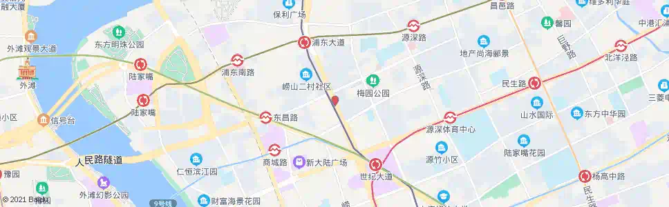 上海东方路乳山路_公交站地图_上海公交_妙搜公交查询2025
