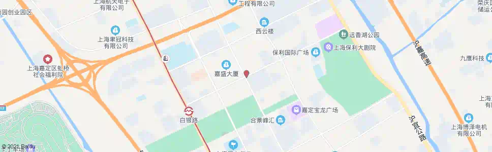 上海白银路永盛路_公交站地图_上海公交_妙搜公交查询2025