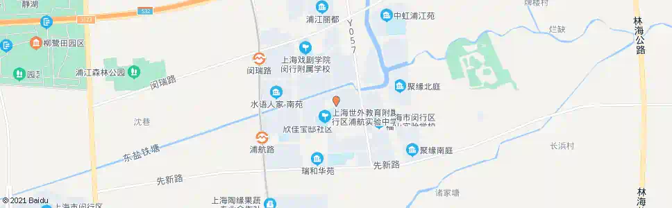上海江航南路闵驰二路_公交站地图_上海公交_妙搜公交查询2025