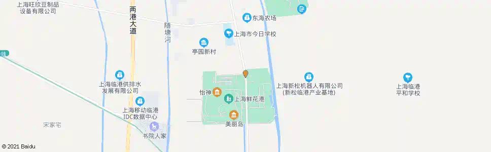 上海上海鲜花港_公交站地图_上海公交_妙搜公交查询2025