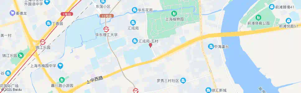 上海园南新村_公交站地图_上海公交_妙搜公交查询2025