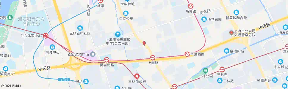 上海杨南新村(杨南路上南路)_公交站地图_上海公交_妙搜公交查询2025