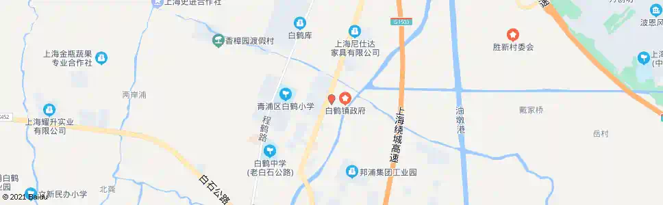上海鹤翔路外青松公路(招呼站)_公交站地图_上海公交_妙搜公交查询2025